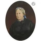 Portrait présumé de Mary Martha Purnell (1805–1881/1891) by Blanche de Landerset, Aquarelle gouachée, sold Feb 2026