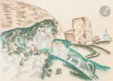 Izborsk by Dmitry Petrovitch Plavinsky, Pastel, sold Feb 2026