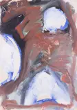 Белые части неопределенных форм (Parties blanches de formes indéterminées) by Anatoly Timofeevitch Zverev, 1961, Gouache, sold Feb 2026