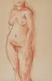 Étude de nu féminin by Charles Despiau, Sanguine sur papier, sold Jun 2026