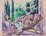 Odette lisant by Henri Manguin, 1935, Aquarelle, sold Jun 2026