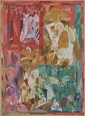 La chute de Babylone by Albert Gleizes, Gouache, sold Jun 2026