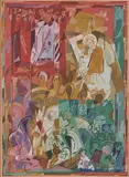 La chute de Babylone by Albert Gleizes, Gouache, sold Jun 2026