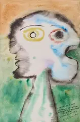 Portrait à deux visages by Victor Brauner, 1941, Aquarelle, sold Jun 2026