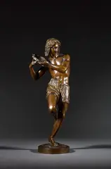 Danseur au tambourin by Francisque Joseph Duret, Bronze patiné, sold Jun 2026