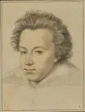 Portrait d'homme by Daniel Dumonstier, Pierre noire et estompe, sanguine, sold Jun 2026