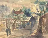 Montmartre, le Lapin à Gilles by Georges Guido Filiberti, Aquarelle, sold May 2026