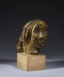 Tête de femme Modèle créé en 1940 by Jean Fautrier, Bronze à patine brun mordoré, sold Apr 2026