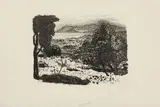Paysage du midi by Pierre Bonnard, 1925, Lithographie, sold Apr 2025