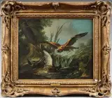 Deux colverts attaqué par une buse by Jean-Baptiste Oudry, Toile, sold Mar 2025