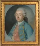 Portrait d'homme dans un ovale peint by Charles-Paul-Jérôme Brea, Pastel, sold Mar 2025