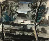 Automne by Maurice de Vlaminck, Gouache et encre, sold Nov 2024