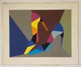 Deux escarpins multicolores by Roger Vivier, Collage de papiers de couleur, sold Nov 2024