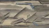 Composition abstraite by André Beaudin, 1963, Aquarelle, sold Jul 2026