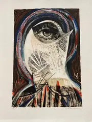 Visage by Henry de Waroquier, Lithographie, sold Jul 2026