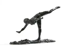 Danseuse, arabesque ouverte sur la jambe droite, bras droit à terre » Modèle original en cire créé entre 1882 et 1895 by Edgar Degas, Épreuve en bronze à patine brun- noir, fonte à la cire perdue ; édition de, sold Jun 2026
