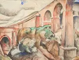 Paysage au pont by André Maire, 1926, Aquarelle, sold Jun 2026