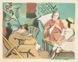 Au jardin by André Lhote, Lithographie en couleurs, sold Jun 2026