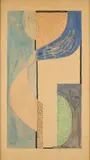Composition by František Foltýn, 1928, Aquarelle gouachée sur papier, sold Jun 2026