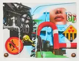 Composition by Peter Klasen, Technique mixte et collage, sold Jun 2026