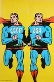 Opus : Superman, URRS et USA by Roman Cieślewicz, 1968, Affiche en couleurs, sold Apr 2026