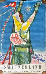 Switzerland by Alois Carigiet, Affiche en couleur, sold Mar 2026