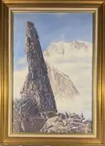 L'épée du Tacul, MONT BLANC by Jacques Daures, Aquarelle, sold Mar 2026