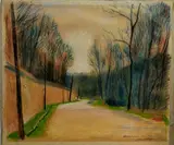 Route de campagne by Marc Aynard, Pastel sur papier, sold Mar 2026