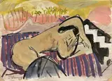Femme endormie by Roger Limouse, Aquarelle gouachée, sold Mar 2026