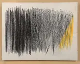 P1961-41 by Hans Hartung, 1961, Pastel, mine de plomb et grattage sur papier baryté sur panneau d'isorel, sold Jan 2022