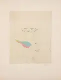 Autoportrait au chien et à la tête ailée by Paul Wunderlich, Lithographie couleur, sold Jun 2021