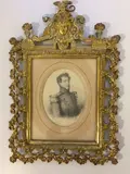 Portrait d'un officier de marine by Auguste Lemoine, Mine de plomb et crayon, sold Dec 2018