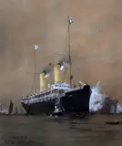 L'ophir by William Minshall Birchall, Gouache, sold Dec 2018