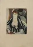 Au théâtre by Jacques Villon, Gravure, aquatinte, sold Dec 2018