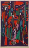 Composition fond mauve by André Lanskoy, Lithographie en couleurs annotée EA en bas à gauche, sold Dec 2018