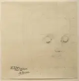 Étude de visage by Alfred Courmes, Crayon, sold Dec 2018
