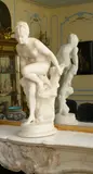Jeune baigneuse au tronc d'arbre by Albert Constant Desenfans, Épreuve en marbre de Carrare, sold Feb 2026