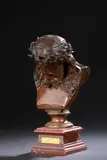 Buste du Christ by Auguste Clésinger, 1867, Bronze patiné, sold Jan 2026