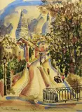 Rue de Paris by Marthe Ternand, Aquarelle, sold Jan 2026