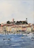 Cannes by Jean-Pierre Rémon, Aquarelle gouachée, sold Apr 2026
