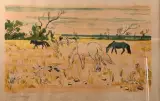 Chevaux de Camargue by Yves Brayer, Lithographie signée et numérotée d'un tirage à, sold Apr 2026