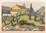 La chapelle d'Eygalières by Jean-Claude Quilici, Lithographie sur papier Japon, sold Apr 2026