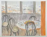 La table by Ariane Prokhoroff, Crayon et gouache, sold Apr 2026