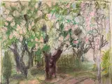 Étude d'arbre by Ariane Prokhoroff, Gouache, sold Apr 2026