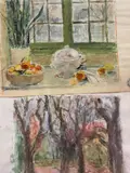 Nature-morte à la soupière by Ariane Prokhoroff, Aquarelle et traits de crayon, sold Apr 2026