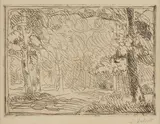 Sous-bois by Louis Valtat, Gravure signée au crayon en bas à droite Dim, sold Sep 2024