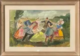 La meunière by Jean Toth, Gouache signée Dim, sold Sep 2024