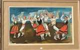 Fou Tango by Jean Toth, Gouache signée Dim, sold Sep 2024