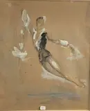 Suite en beaux by Jean Toth, Gouache signée Dim, sold Sep 2024
