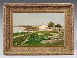 Paysage le long de la Durance by Marius Meiffren, Toile, sold Apr 2025
